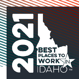 2021 Best Places to Work in Idaho Award.