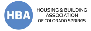 Logo of the Housing & Building Association of Colorado Springs.