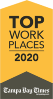 'Top Work Places 2020' from Tampa Bay Times.