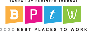 Tampa Bay Business Journal's 2020 Best Places to Work awards.