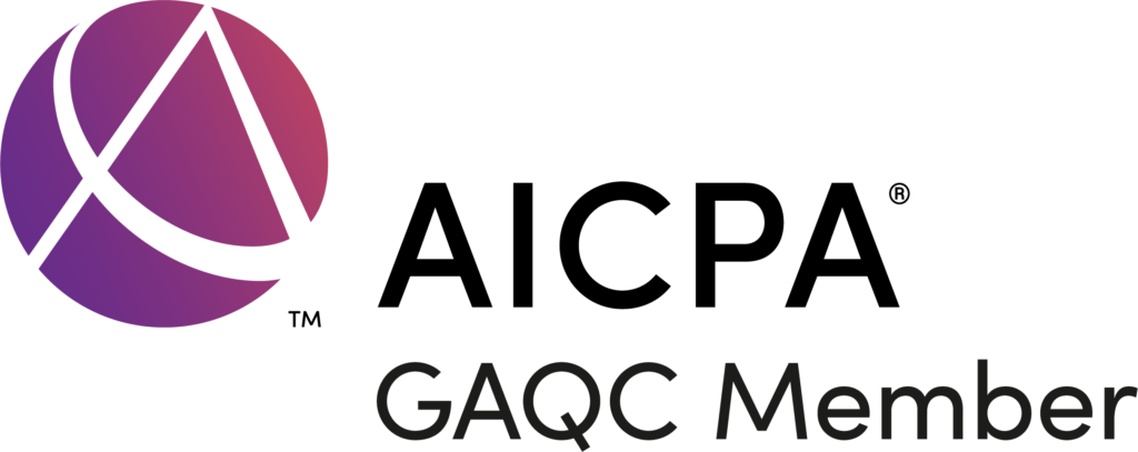 A logo of American Institute of Certified Public Accountants.